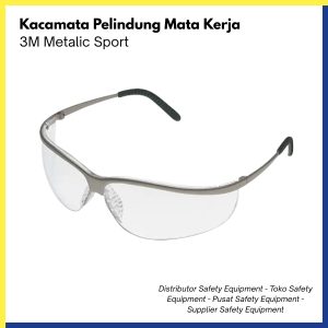 Kacamata Safety 3M Metalic